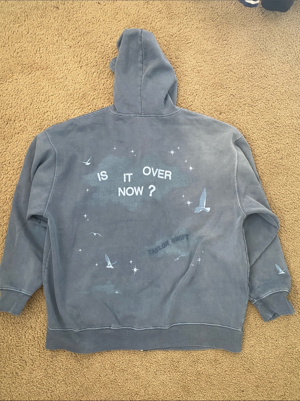 Taylor Swift 1989 zip up hoodie XL